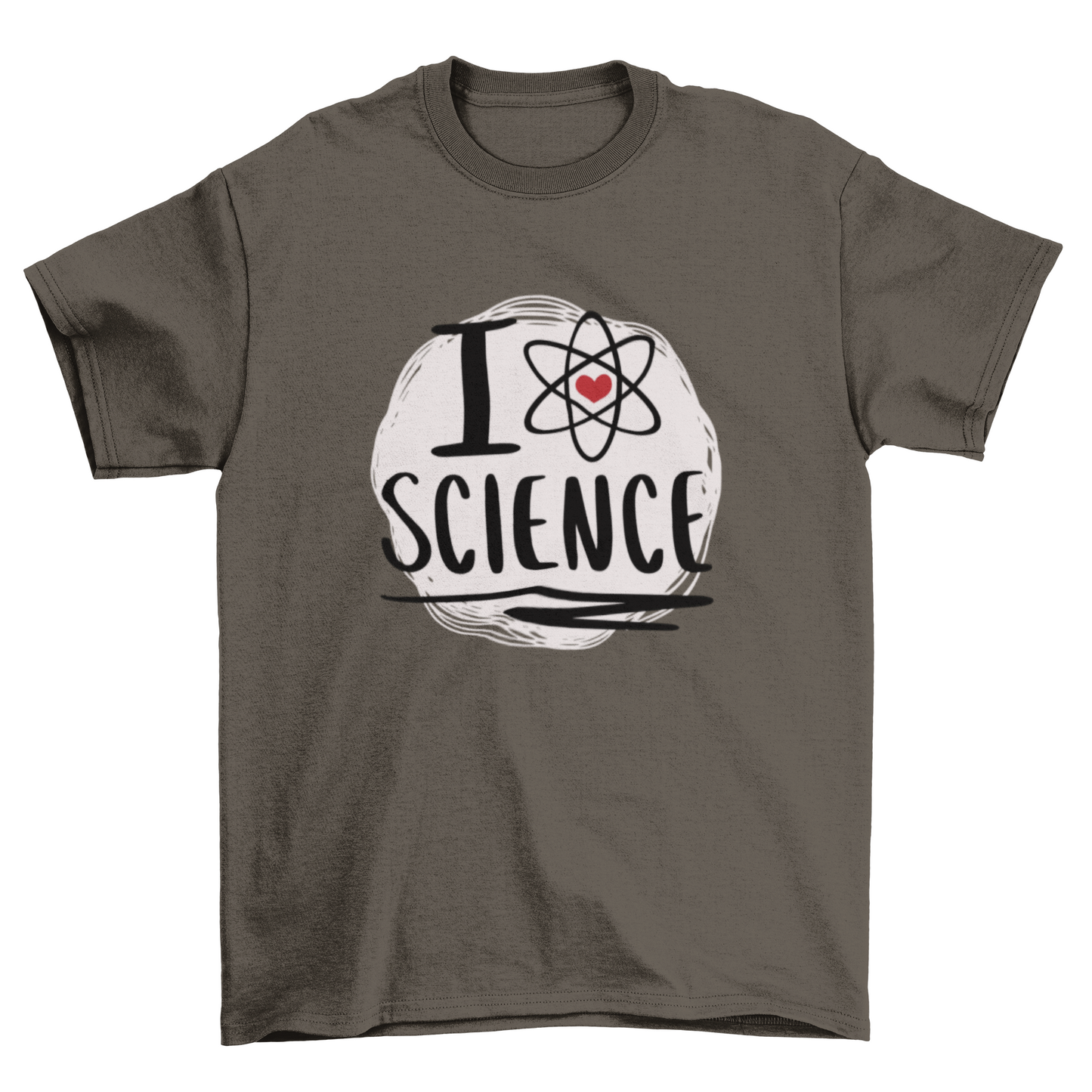Science love atom symbol t-shirt
