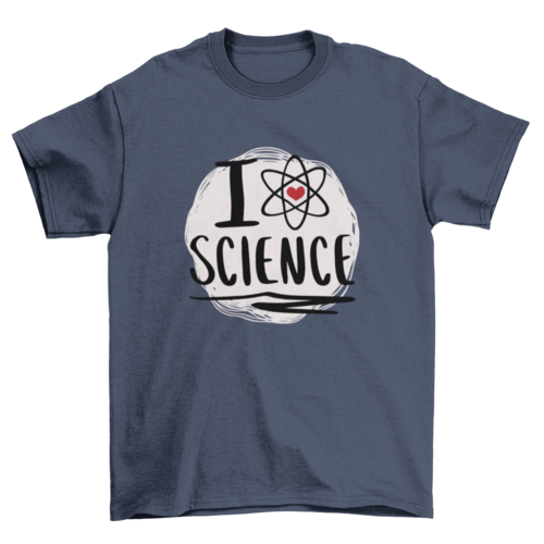 Science love atom symbol t-shirt